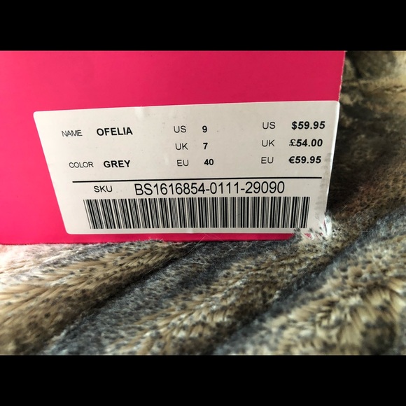 Grey lace-up wedges - Picture 5 of 5